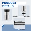 Xinafan Door Pressure Gauge 0 to 35 Lbs for Hinged