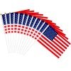July 4th Outdoor Hand Held Flag - Patriotic Decoration, Mini
