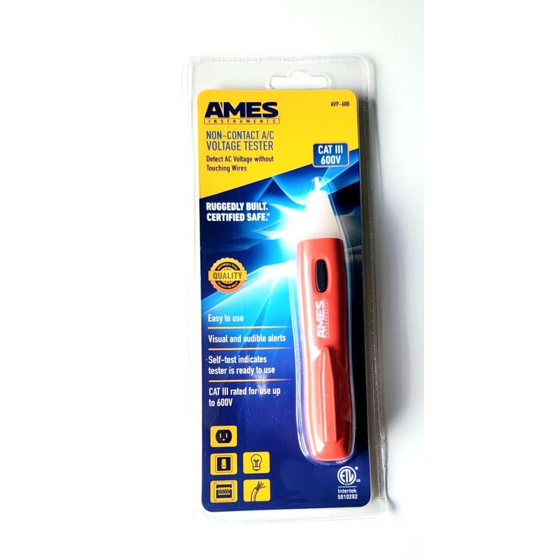 AMES AVP-600 Non-Contact Voltage Tester CAT III Rated 600V