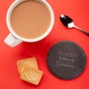 "Fifty Is Only 14 In Scrabble" Engraved Slate Coaster -