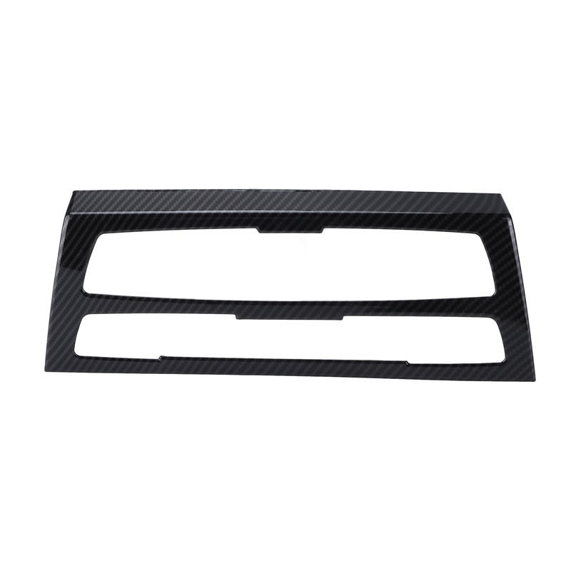 Air Conditioning Button Frame Carbon Fiber Texture Panel Trim Replacement