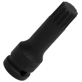 BGS 5184-M18 | Impact Bit Socket | length 78 mm | 12.5 mm (1/2") Drive | Spline (for XZN) | M18