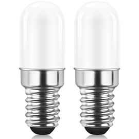 AGOTD AGOTD LED refrigerator lamp E14 LED lamps, 1.5W warm white? 3000K replacement for 15W halogen lamps, 135lm, not dimmable, 240% beam angle, LED bulbs, 220-240V AC, pack of 2