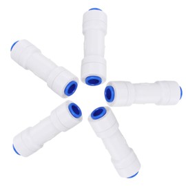 Tofficu 5Pcs Check Valve for Water Purifiers Quick Connect One Way Flow Easy Installation Compatible with Reverse Osmosis Systems Prevents Backflow for Safe Drinking