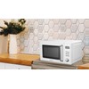 Emerson MWR7020W Compact Countertop Microwave Oven with Button Control, LED