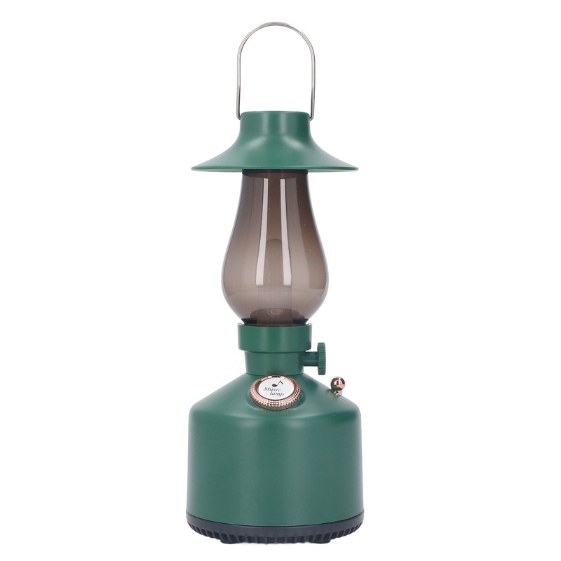 Hanging Hand Lantern Bluetooth Music with 1200MAH Battery Retro Camping