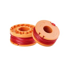 PA6-GF30 Trimmer Spool Replacement for Worx WG150–WG180, 2 Pack 10FT Φ1.65mm, Lawn Mower Line, Weed Eater String, Grass Cutter Spool Line for Worx Strimmer Models( WG150-155.5), Durable Nylon Cord