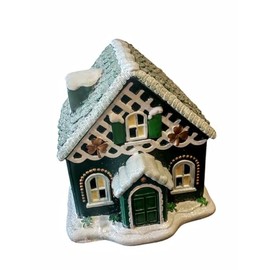 LuckyLane Lucky Irish Shamrock St Patrics Day Lighted Decorative House Clover On/Off Switch on Bottom