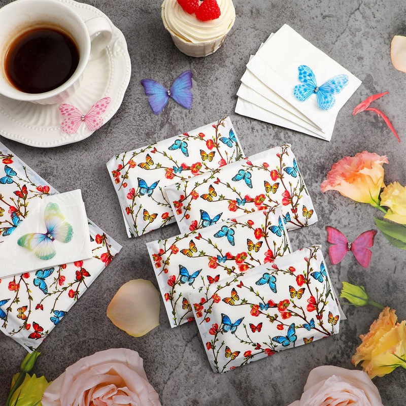 50 Packs Facial Tissue Packs Travel Tissues Size Disposable Pocket