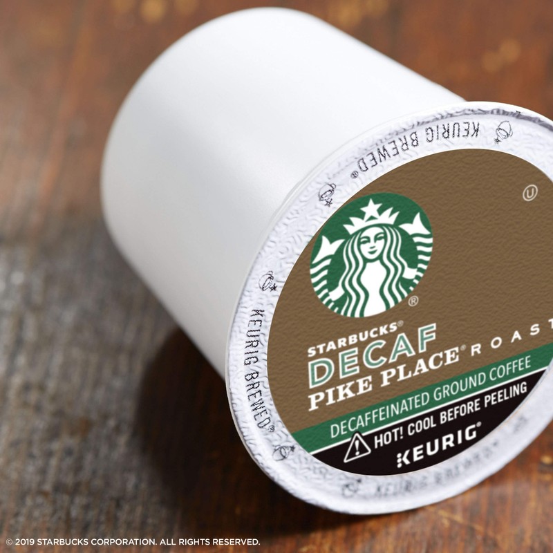 Starbucks Decaf K-Cup Coffee Pods — Pike Place Roast for