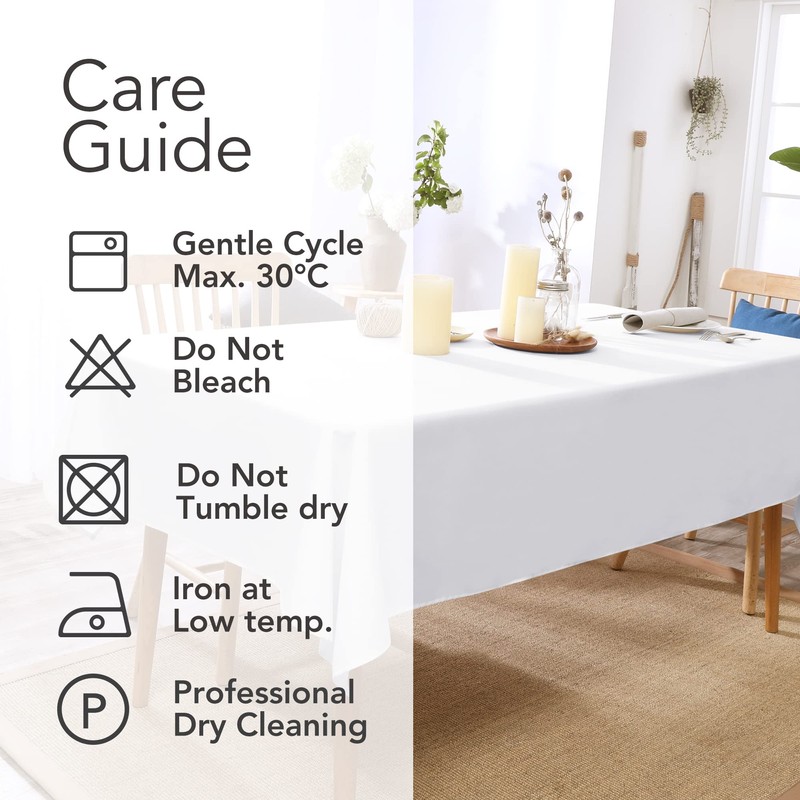 Deconovo Lotus Effect Tablecloth