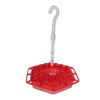 Hex Hummingbird Feeder Horizontal Hanging Bird Feeding Tray for Garden