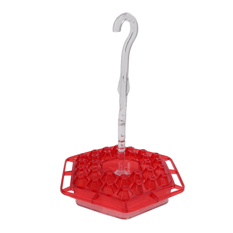 Hex Hummingbird Feeder Horizontal Hanging Bird Feeding Tray for Garden