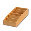 Kesper 70822 Storage box made of bamboo, brown, 15 x