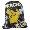 Pokemon Glow In The Dark Drawstring Gym Bag Pikachu School