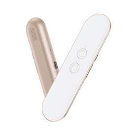 Anfier G9 Language Translator Device, Real-time AI Voice Translation in 144 Languages, Offline 11-Language Two-Way Traductor, Instant Pocket Ingles Español Translators for Business Travel Study White