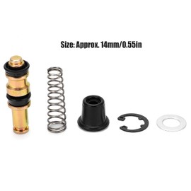 Yctze Motorcycle Hydraulic Brake Clutch Piston Plunger Repair Kit, 14 mm / 0.55 Inch Clutch Brake Pump Repair Kit for Dirt Bike Scooter
