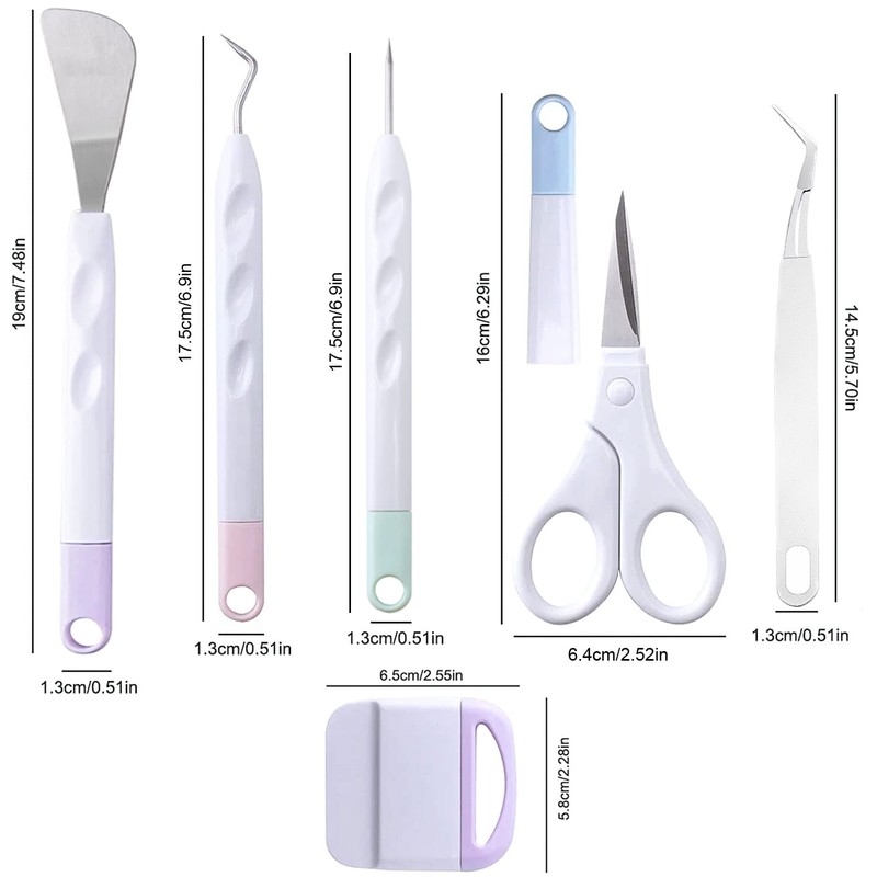 Vinyl Plotter Accessories Vinyl Weeding Tools 7 Pieces DIY Craft