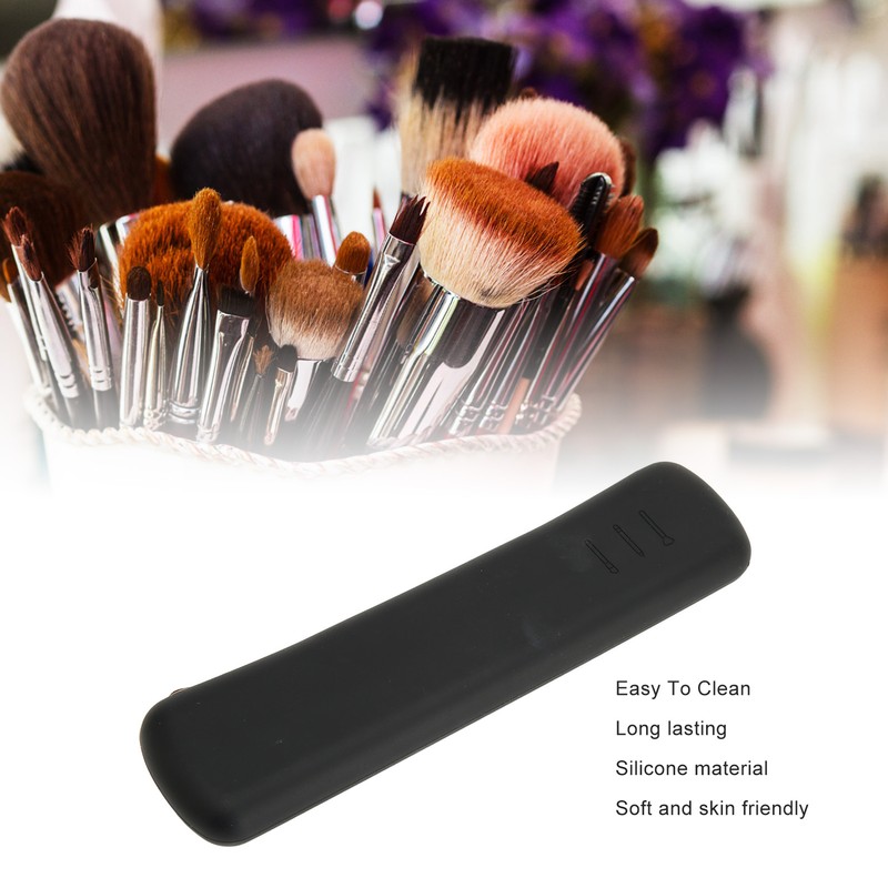 Travel Makeup Brush Holder Portable Fashion Soft Silicone Makeup Tools