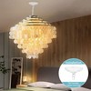 Helunsi Canopy Kit, White Canopy Light Kit, 5-3/8" Dia Canopy