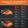 alasemo Spikes für Worx Landroid S&M Edelstahl mähroboter zubehör mit