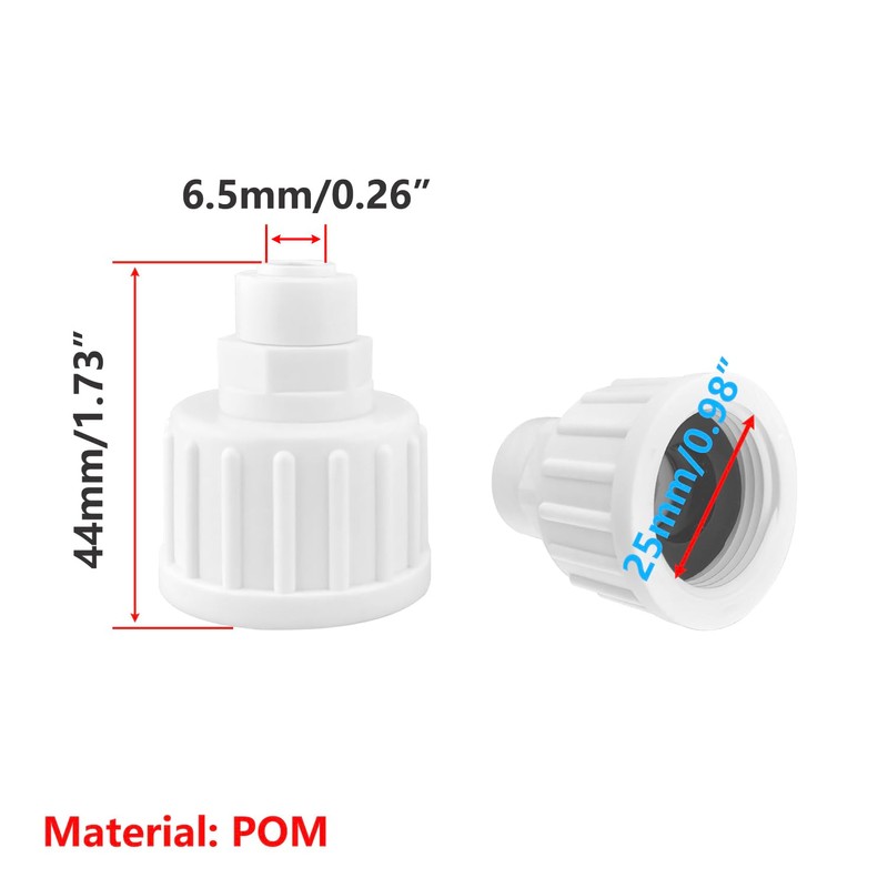 Ctyjia 1 x Water Quick Coupling Fitting, 3/4 Inch Female