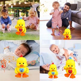 Starnearby Quack Beats Dancing Duck, Dancing Duck Baby Toys, Dancing and Singing Musical Duck with Lights Early Educational Toy, 1st Birthday Present for Girls Boys, Easter Presents for Babies Aged 1+