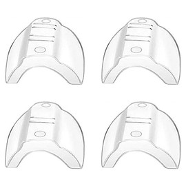 POFET 2 Pairs of Glasses, Side Protection, Transparent Protective Glasses, Side Protection, Flexible Clip On Protection for Safety Glasses, Safety Eye Glasses, Side Protection for Small to Medium