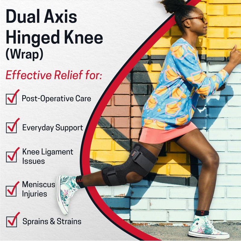 Ezy Wrap Condylar Hinged Knee Brace - Comfortable Compression Knee