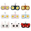 RUIXIAOXI Cartoon Sunglasses Pouch, Portable Snap Button Glasses Case with