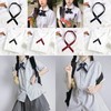 Good Women's Cross Tie, Thin School Ribbon, Set of 2,