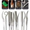 Bestgle 10Pcs Mini Diamond Needle File Set Jewelers Hand Files