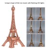 TOPINCN LED Light Up Eiffel Tower Night Light LED Table