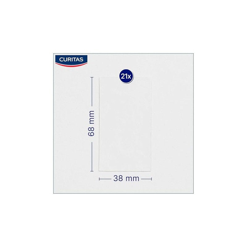 Curitas Reductor de Cicatrices, caja con 21 Venditas, Reduce, Aclara