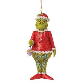 Enesco Grinch by Jim Shore Grinch Nutcracker Hanging Ornament, 5.25in H