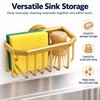 Gold Sink Sponge Holder for Kitchen Organization – Suction Cup