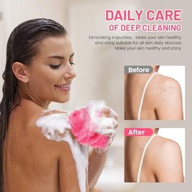 Zocy Esponja Red Africana Auténtico Exfoliante Corporal Baño Ducha Múltiples Texturas Que Exfolian Profundamente Producen Abundante Espuma Todo Tipo