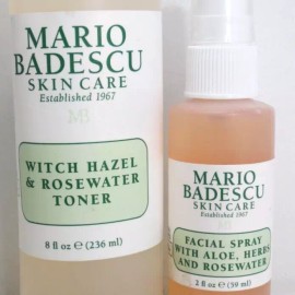 MARIO BADESCU WITCH HAZEL & ROSEWATER TONER 8 OZ AND FACIAL SPRAY 2 OZ - 2PC SET
