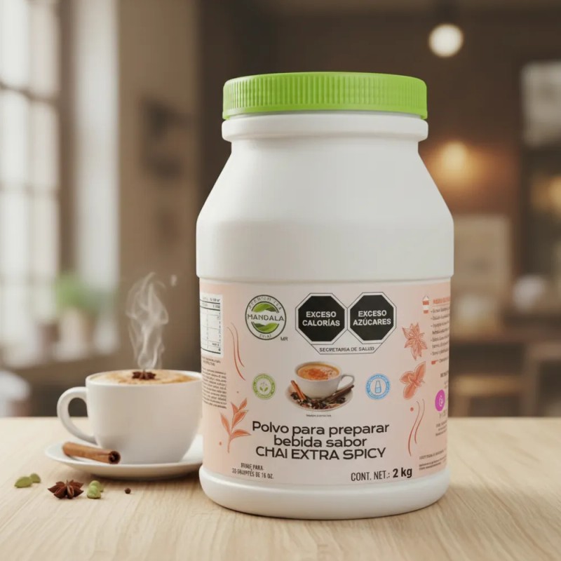 Mandala Té Chai Especiado 2kg Para Frappe Y Latte