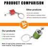 Kewucn Car Shifter Gear Keychain, Creative 6 Speed Manual Transmission