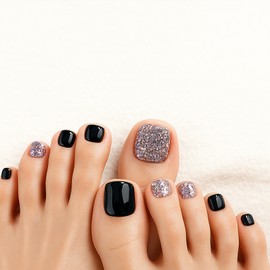 Itemshop pedicure stick-on pedicure summer nail art, 1 piece, NOD 119 / 잇템샵 페디큐어 붙이는 패디큐어 여름 네일 아트, 1개, NOD 119