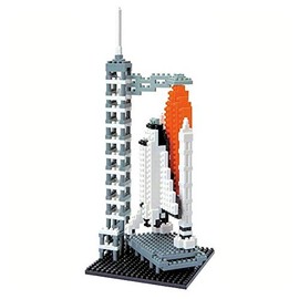 Kawada Nanoblock Technology Space Center Building Kit (Space Shuttle)