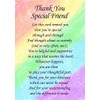Thank You 'Special Friend' Poem Verse Greeting Card