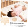 Hohopeti 13Pcs Wooden Milestone Cards Durable Photo Props for Newborns