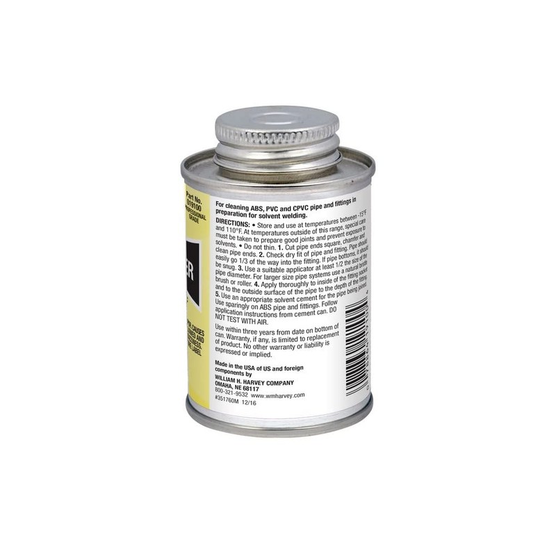 Harvey 019100-24 All Purpose Pipe Cleaner, 4 Oz, Dauber Can,