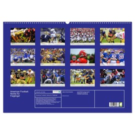 American Football. Nichts für Feiglinge! (Wandkalender 2026 DIN A2 quer), CALVENDO Monatskalender