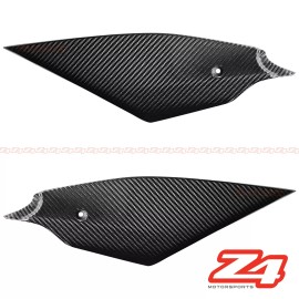 Z4-Motorsports 2022-2024 Yamaha R6 Carbon Fiber Fuel Gas Tank Side Trim Cover Fairing Cowling