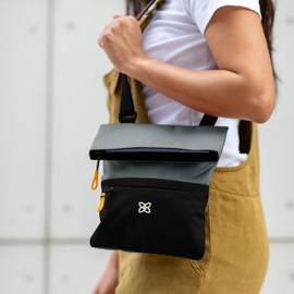 Sherpani Pica, Small Crossbody Purse, Nylon Crossbody Bag, Lightweight Cross Body Bag, Travel Shoulder Bag, Purses for Women, RFID Protection WITHOUT Coin Purse (Juniper)