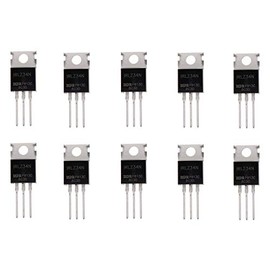 BOJACK IRLZ34N MOSFET 30 A 55 V IRLZ34NPBF N-Channel Field Effect transistors TO-220AB (Pack of 10)