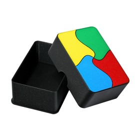 Printerchen Card Box for Playing Cards in Blue/Yellow/Red/Green (e.g. for Uno)
